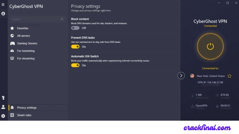CyberGhost VPN Crack